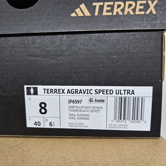 adidas Terrex Agravic Speed Ultra Women’s Trail Running Shoes – Size 8 New - Picture 8 of 8